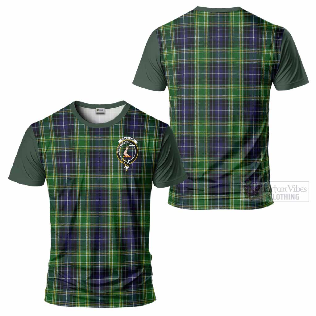 McKellar Tartan Accent T-Shirt with Family Crest