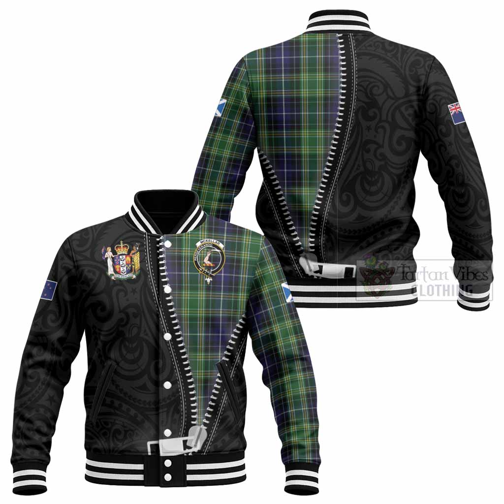 McKellar Tartan Baseball Jacket New Zealand Pattern Unique Zipper Stylized