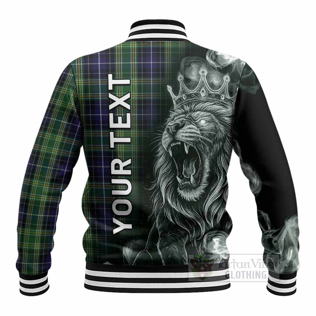 McKellar Tartan Baseball Jacket Roaring Lion Heritage