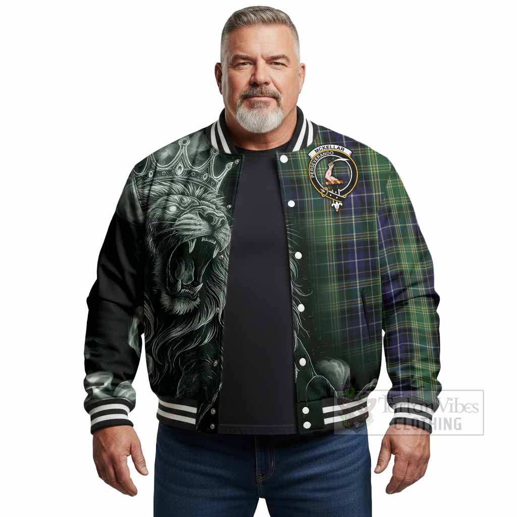 McKellar Tartan Baseball Jacket Roaring Lion Heritage