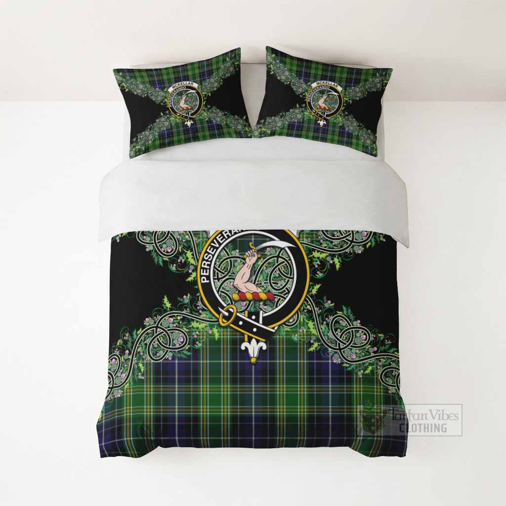 McKellar Tartan Bedding Set Thistle Scottish Spirit - Tartan Vibes Clothing