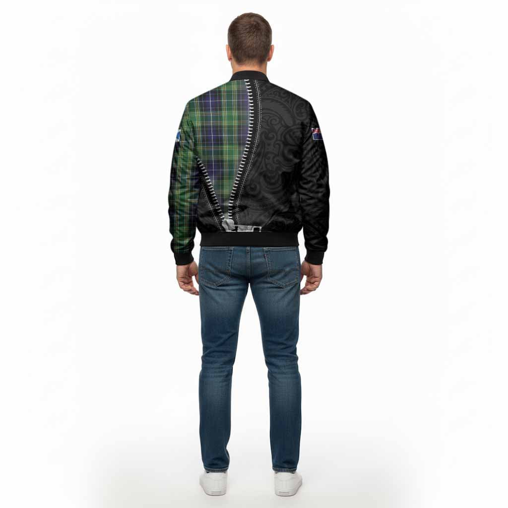 McKellar Tartan Bomber Jacket New Zealand Pattern Unique Zipper Stylized