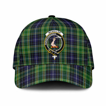 McKellar Tartan Classic Cap with Family Crest