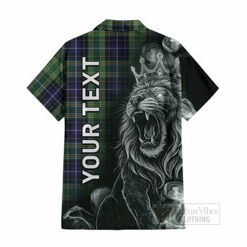 McKellar Tartan Cotton Hawaiian Shirt Roaring Lion Heritage
