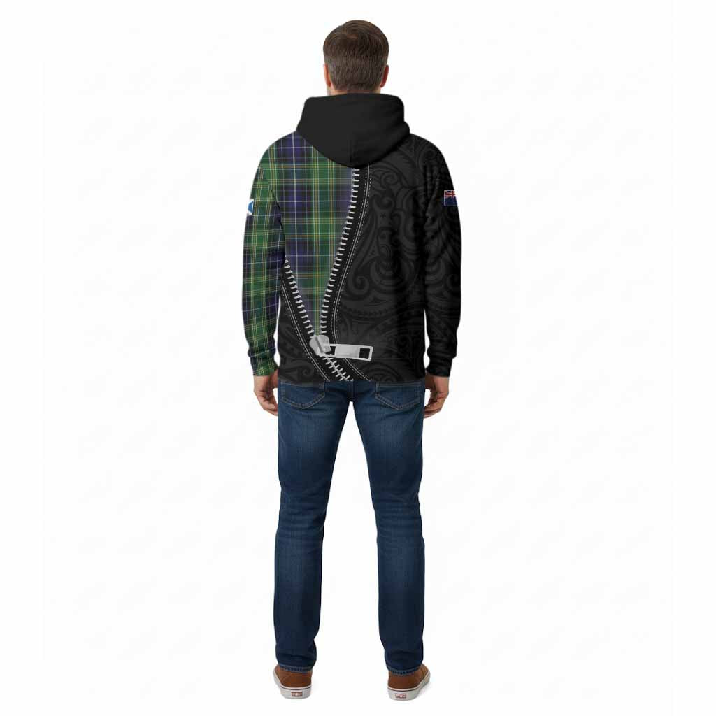McKellar Tartan Cotton Hoodie New Zealand Pattern Unique Zipper Stylized
