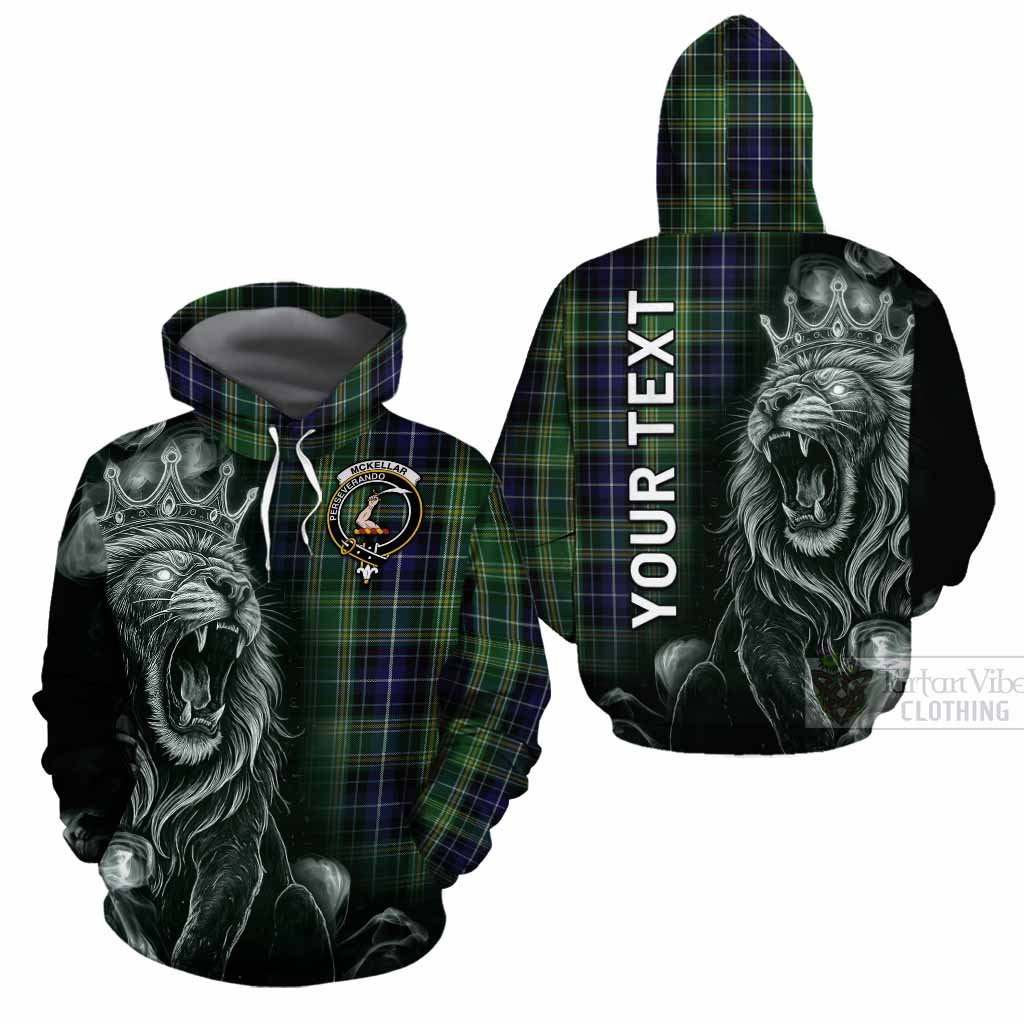 McKellar Tartan Cotton Hoodie Roaring Lion Heritage