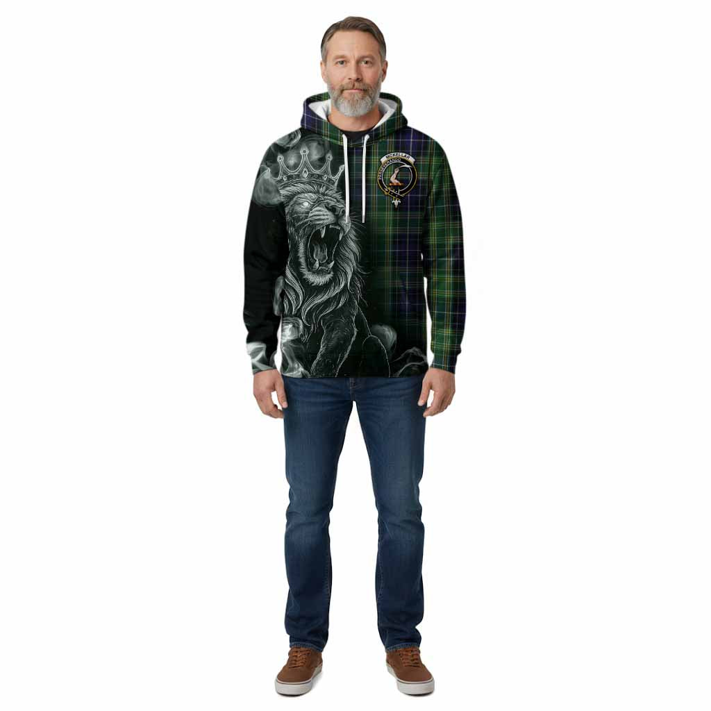 McKellar Tartan Cotton Hoodie Roaring Lion Heritage