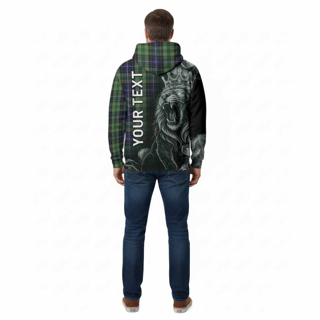 McKellar Tartan Cotton Hoodie Roaring Lion Heritage