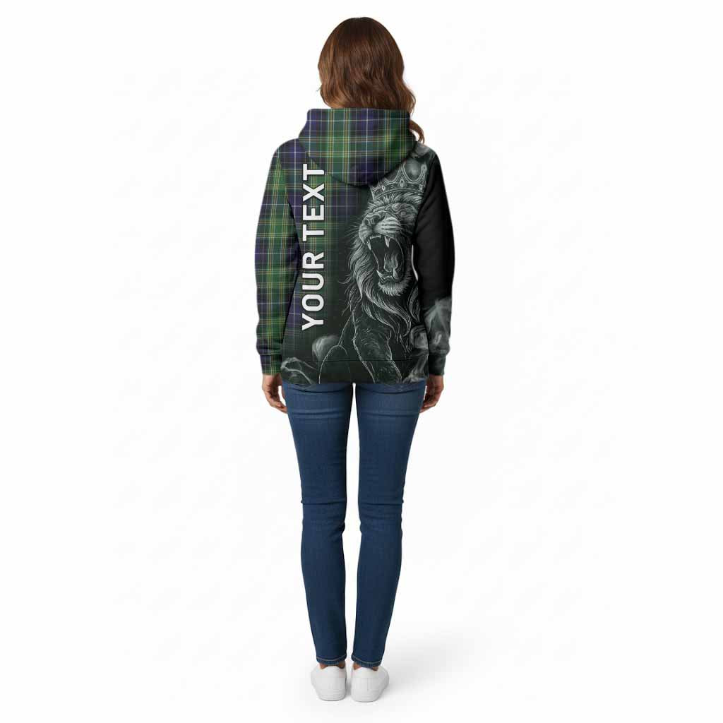 McKellar Tartan Cotton Hoodie Roaring Lion Heritage