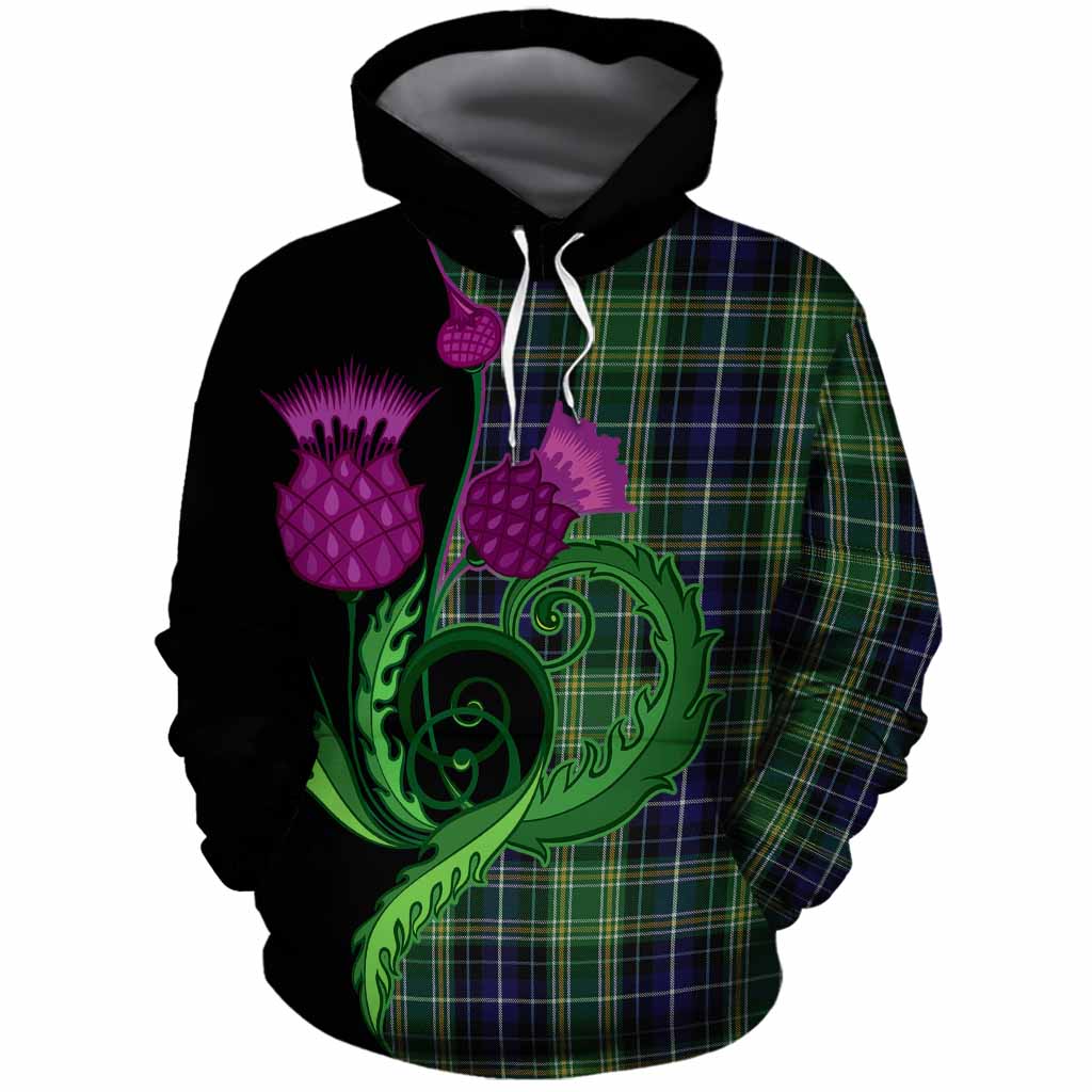 McKellar Tartan Cotton Hoodie Traditional Scottish Thistle