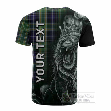 McKellar Tartan Cotton T-shirt Roaring Lion Heritage