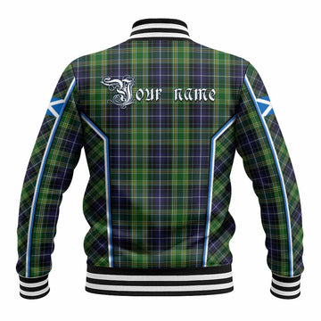 McKellar Tartan Crest Baseball Jacket Scotland Coat of Arm Flag Style - Tartan Vibes Clothing