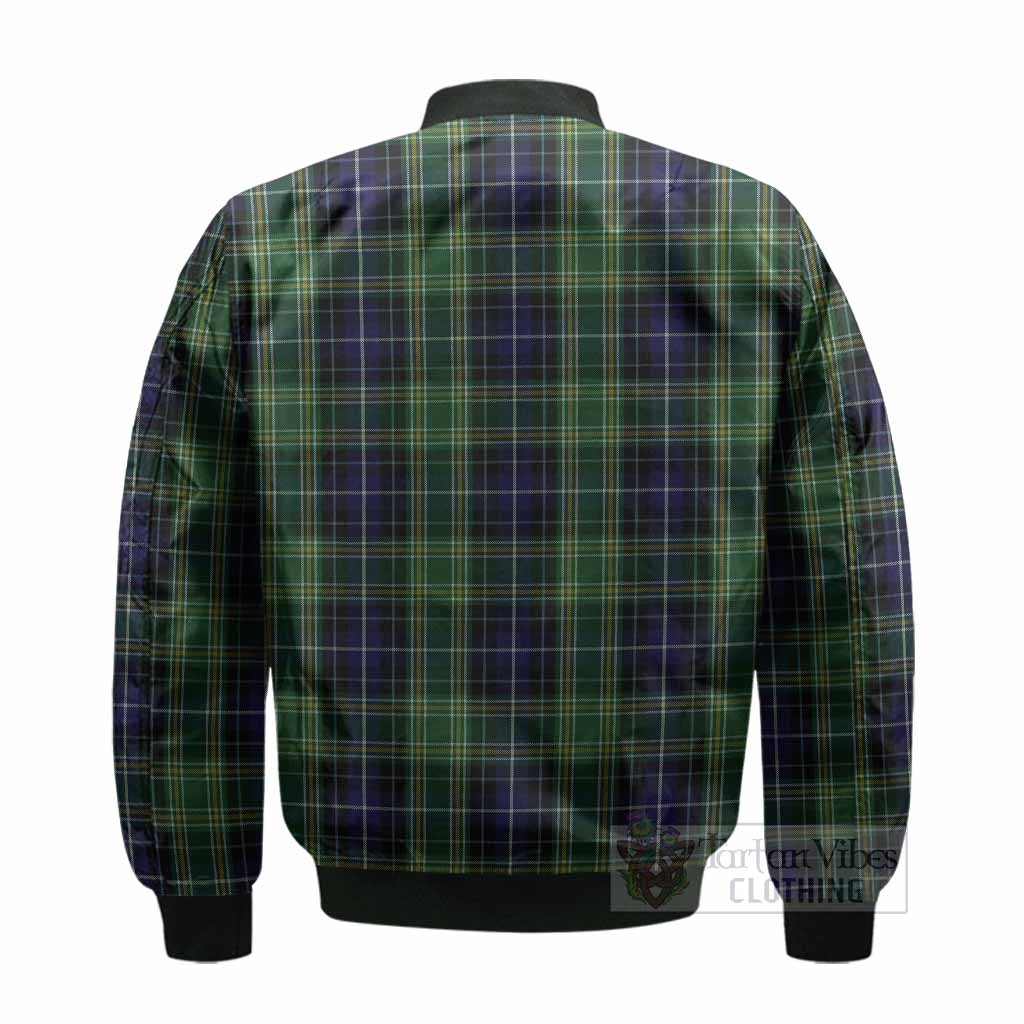 McKellar Tartan Crest Bomber Jacket Ferocious Lion Style - Tartan Vibes Clothing