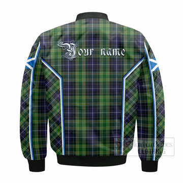 McKellar Tartan Crest Bomber Jacket Scotland Coat of Arm Flag Style - Tartan Vibes Clothing