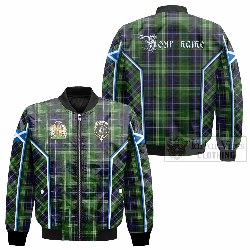 McKellar Tartan Crest Bomber Jacket Scotland Coat of Arm Flag Style - Tartan Vibes Clothing