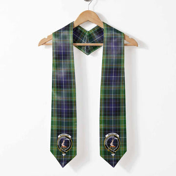 McKellar Tartan Crest Graduation Stole One Size - 72" x 5" - Tartan Vibes Clothing