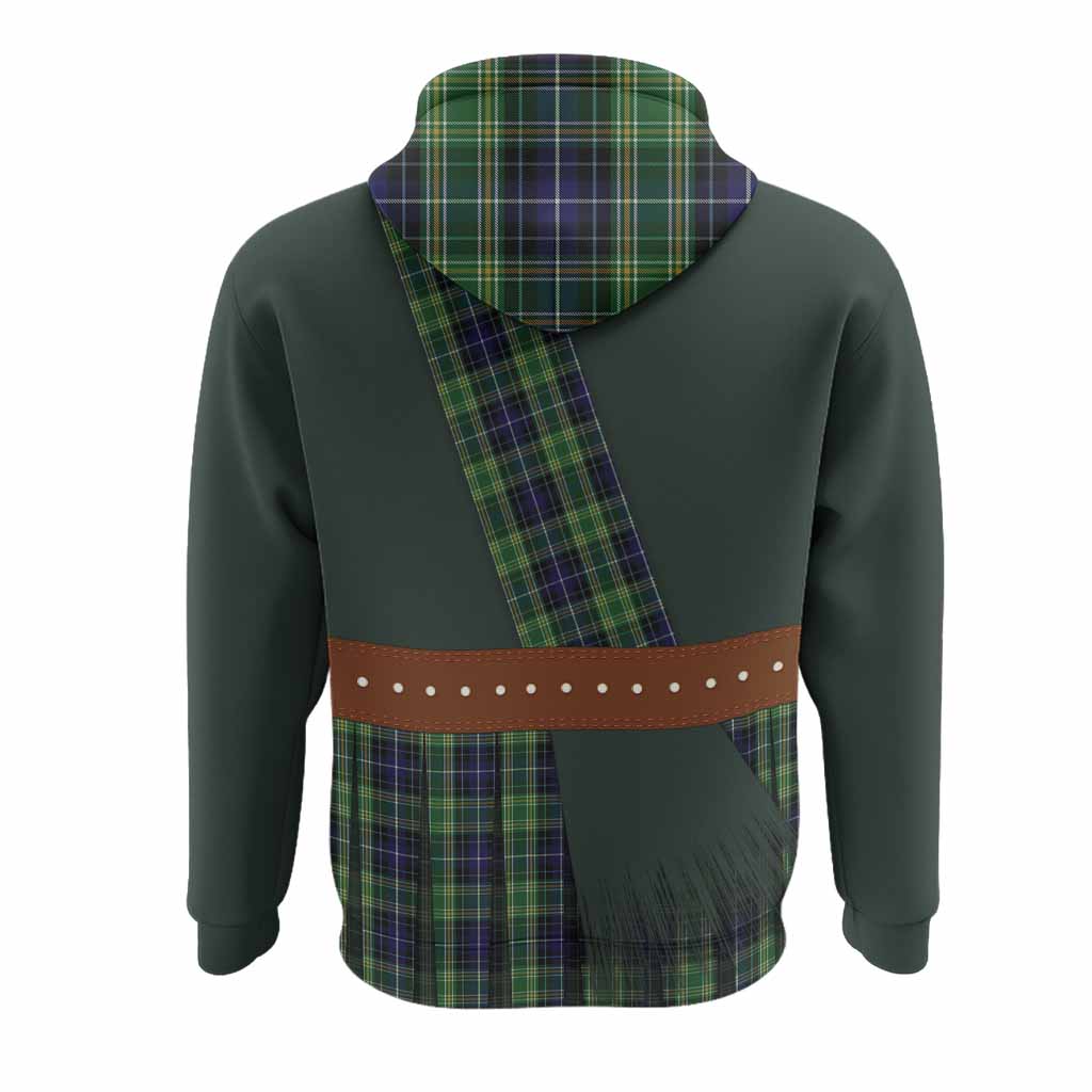 McKellar Tartan Crest Hoodie Kilt Costume Style