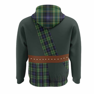 McKellar Tartan Crest Hoodie Kilt Costume Style