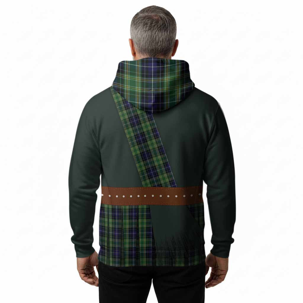 McKellar Tartan Crest Hoodie Kilt Costume Style