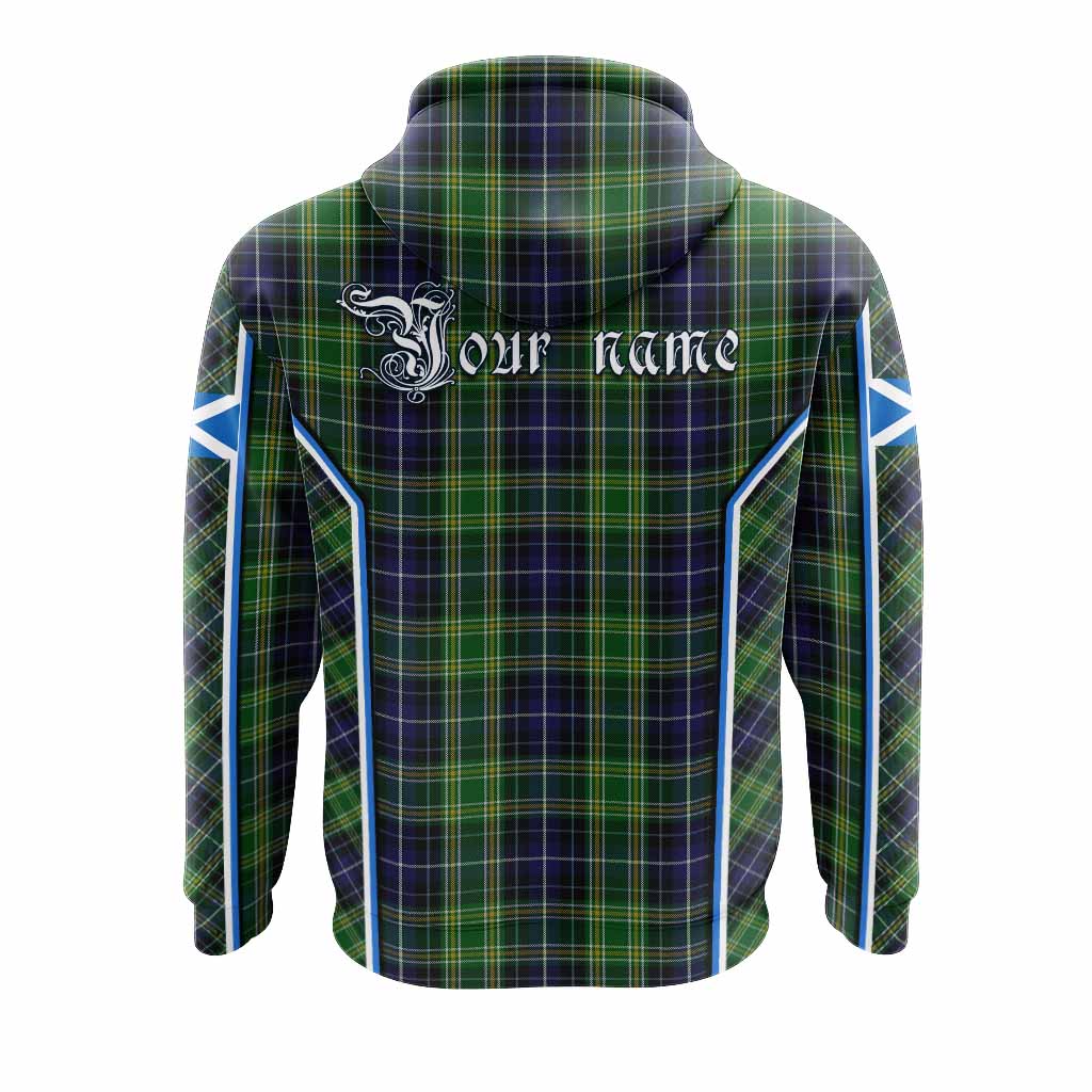 McKellar Tartan Crest Hoodie Scotland Coat of Arm Flag Style - Tartan Vibes Clothing