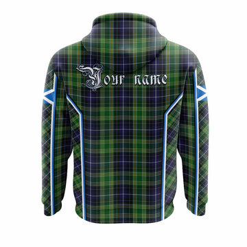 McKellar Tartan Crest Hoodie Scotland Coat of Arm Flag Style - Tartan Vibes Clothing