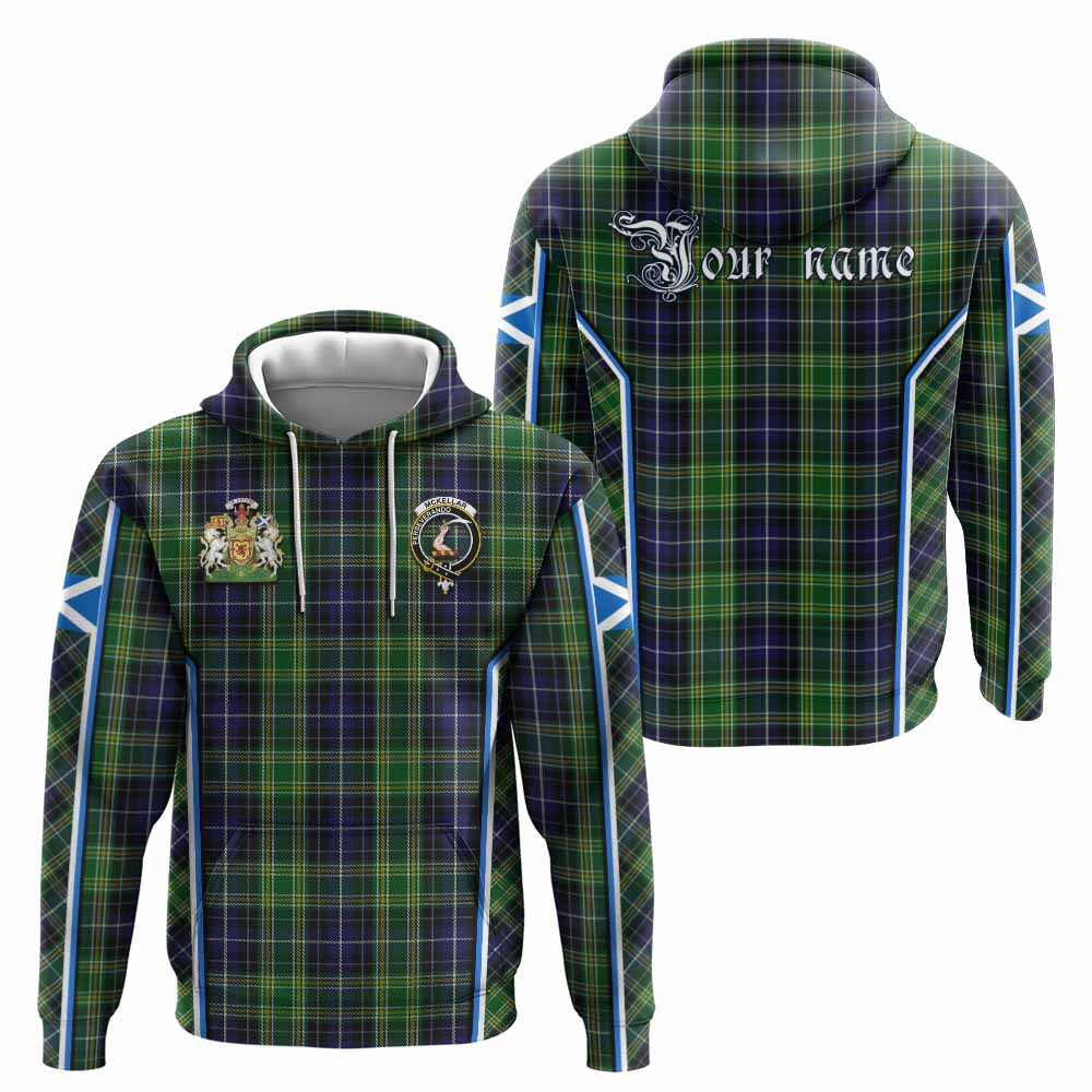 McKellar Tartan Crest Hoodie Scotland Coat of Arm Flag Style - Tartan Vibes Clothing