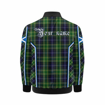 McKellar Tartan Crest Kid Bomber Jacket Scotland Coat of Arm Flag Style - Tartan Vibes Clothing