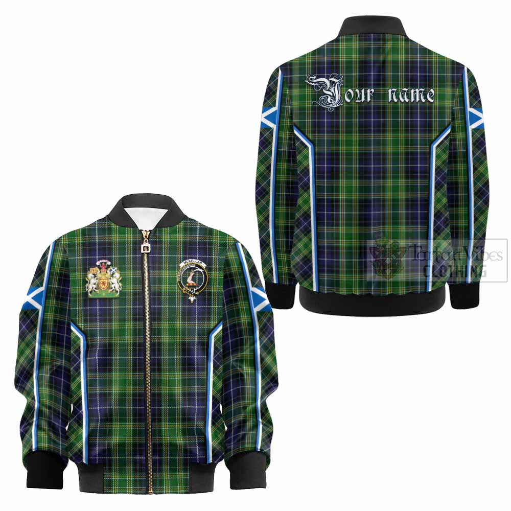 McKellar Tartan Crest Kid Bomber Jacket Scotland Coat of Arm Flag Style - Tartan Vibes Clothing