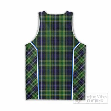 McKellar Tartan Crest Men Tank Top Scotland Coat of Arm Flag Style - Tartan Vibes Clothing