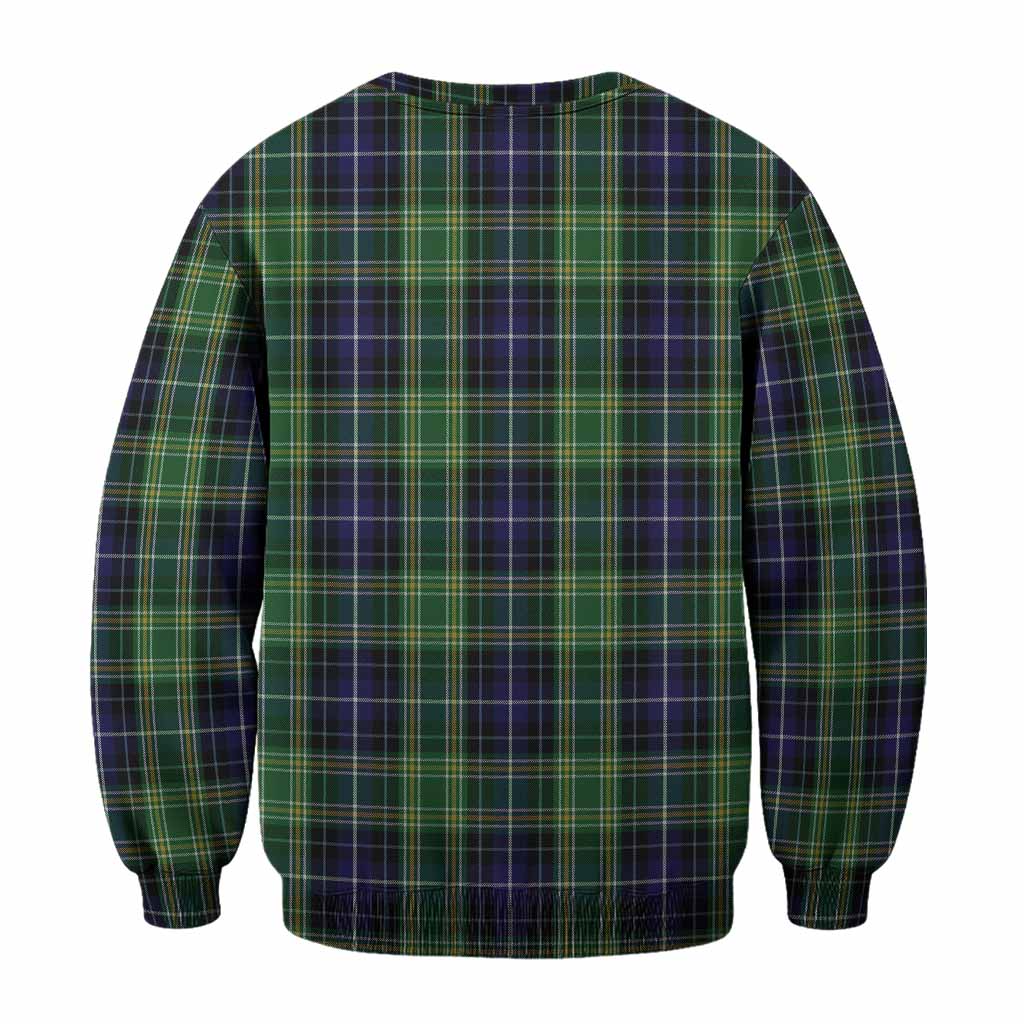 McKellar Tartan Crest Sweatshirt Ferocious Lion Style