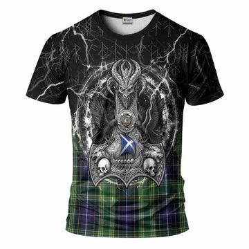 McKellar Tartan Crest T-Shirt Celtic Odin's Raven Legacy