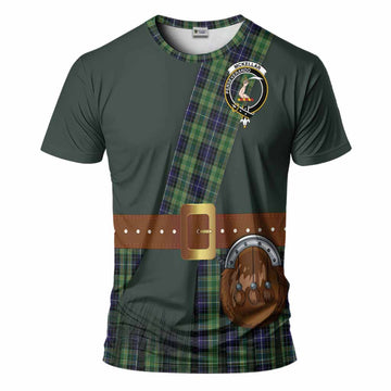 McKellar Tartan Crest T-Shirt Kilt Costume Style