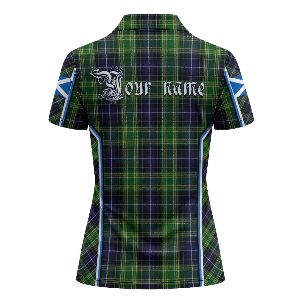 McKellar Tartan Crest Women's Polo Shirt Scotland Coat of Arm Flag Style - Tartan Vibes Clothing