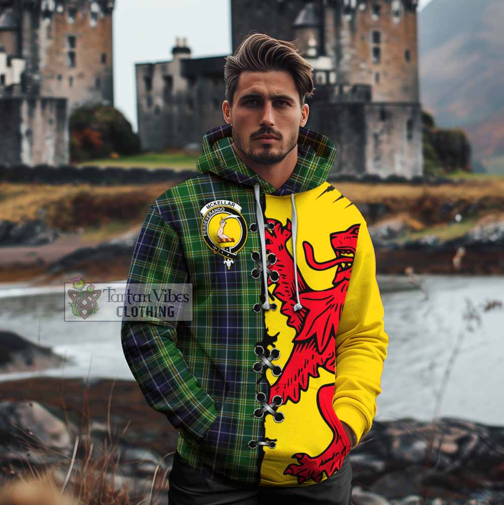 McKellar Tartan Family Crest Cotton Hoodie Lion Rampant Honor - Tartan Vibes Clothing