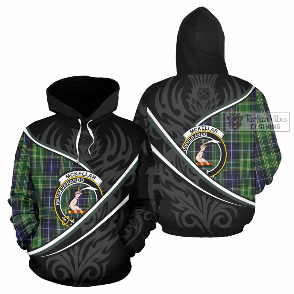 McKellar Tartan Family Crest Hoodie Celtic Scottish Thistle Floral - Tartan Vibes Clothing