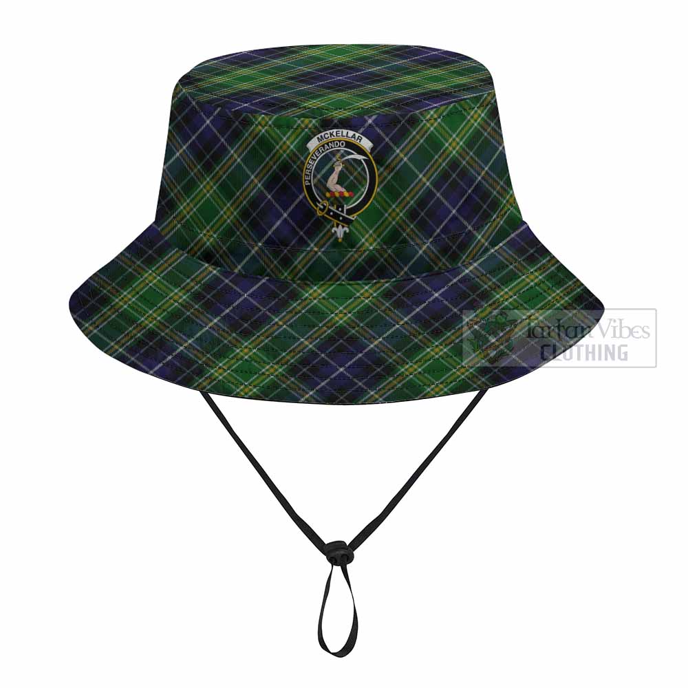 McKellar Tartan Fishing Hat with Family Crest