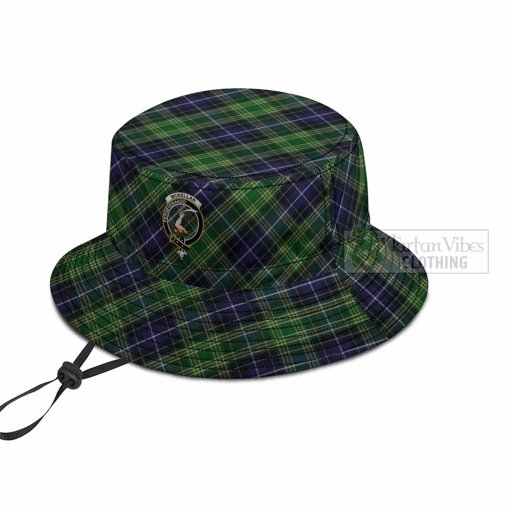 McKellar Tartan Fishing Hat with Family Crest