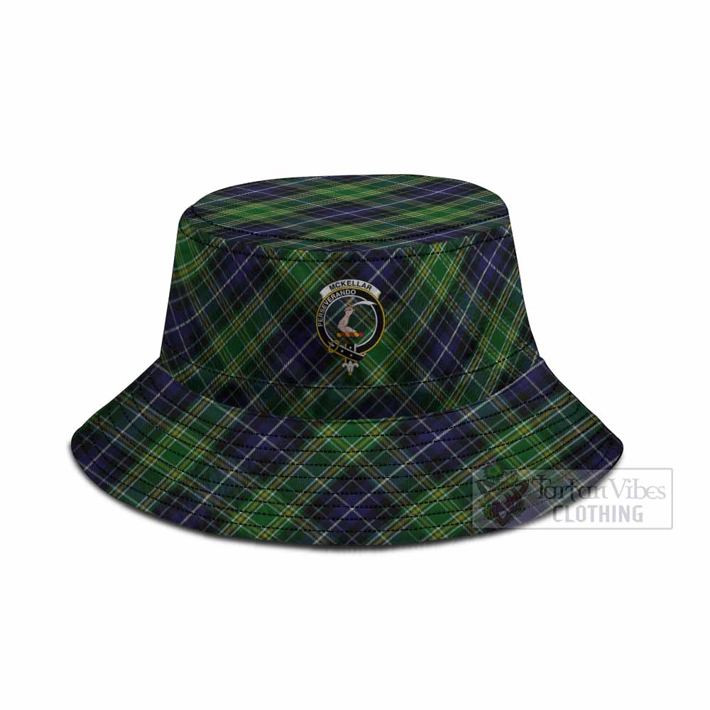 McKellar Tartan Fishing Hat with Family Crest