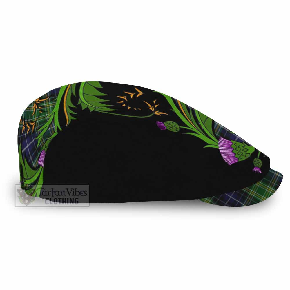 McKellar Tartan Flat Cap, Jeff Cap Scottish Thistle Pride Heritage Art - Tartan Vibes Clothing