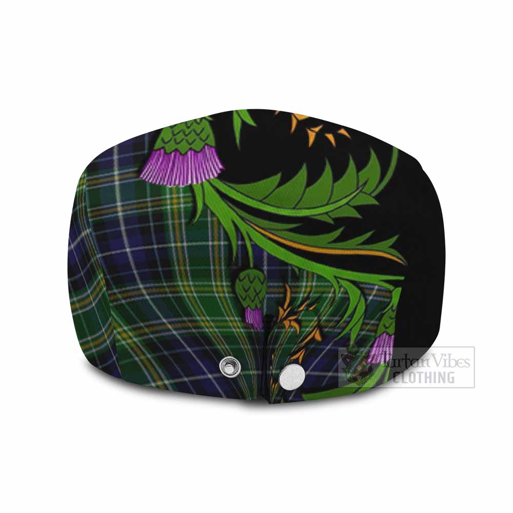 McKellar Tartan Flat Cap, Jeff Cap Scottish Thistle Pride Heritage Art - Tartan Vibes Clothing