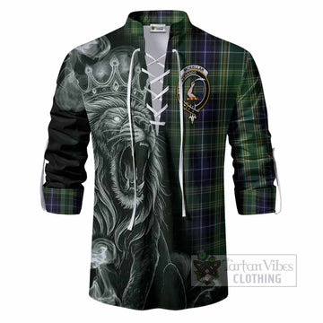 McKellar Tartan Ghillie Shirt Roaring Lion Heritage