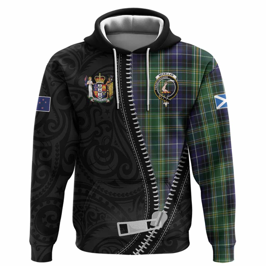McKellar Tartan Hoodie New Zealand Pattern Unique Zipper Stylized