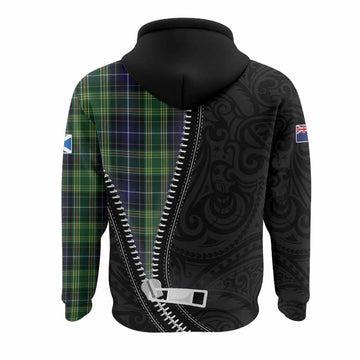 McKellar Tartan Hoodie New Zealand Pattern Unique Zipper Stylized