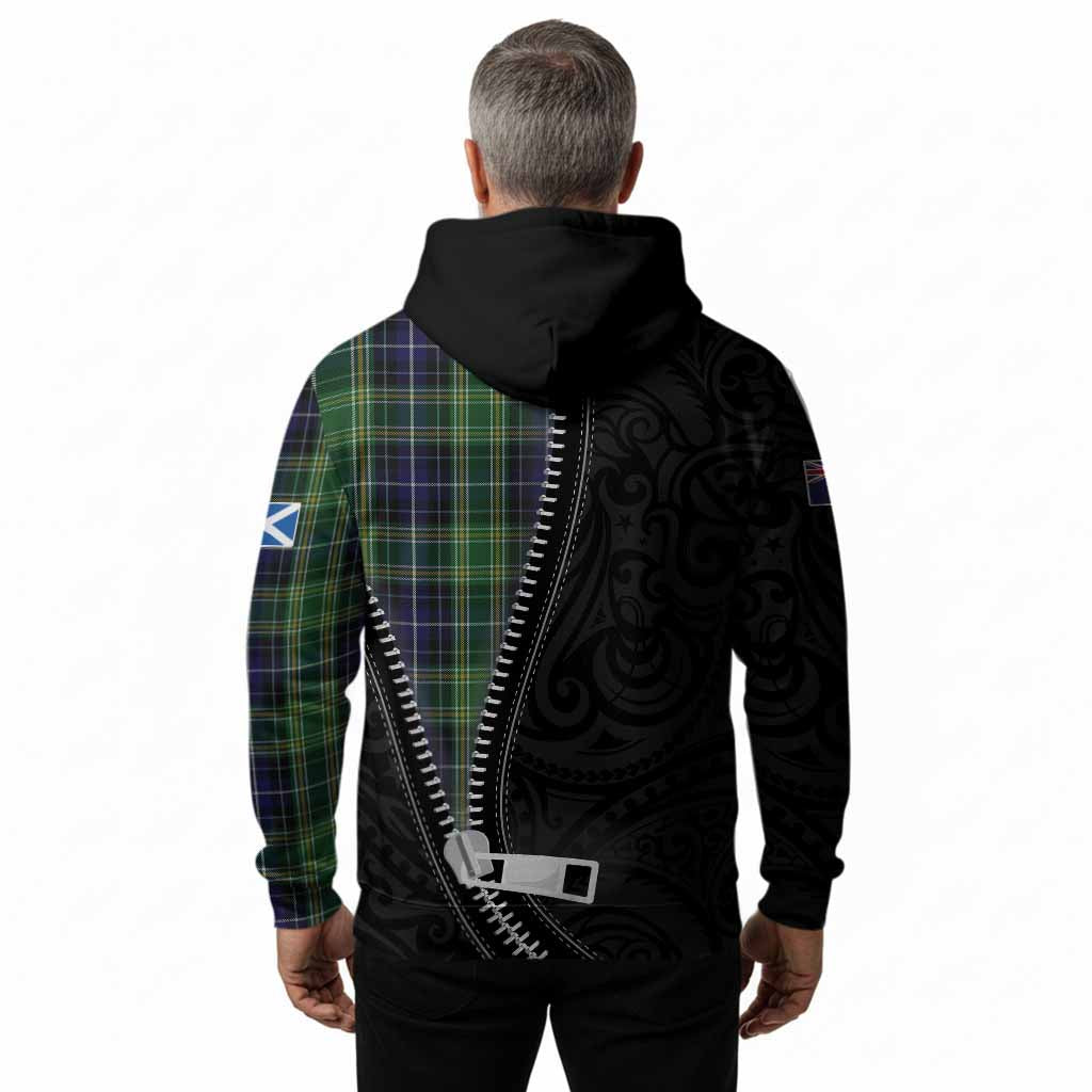 McKellar Tartan Hoodie New Zealand Pattern Unique Zipper Stylized