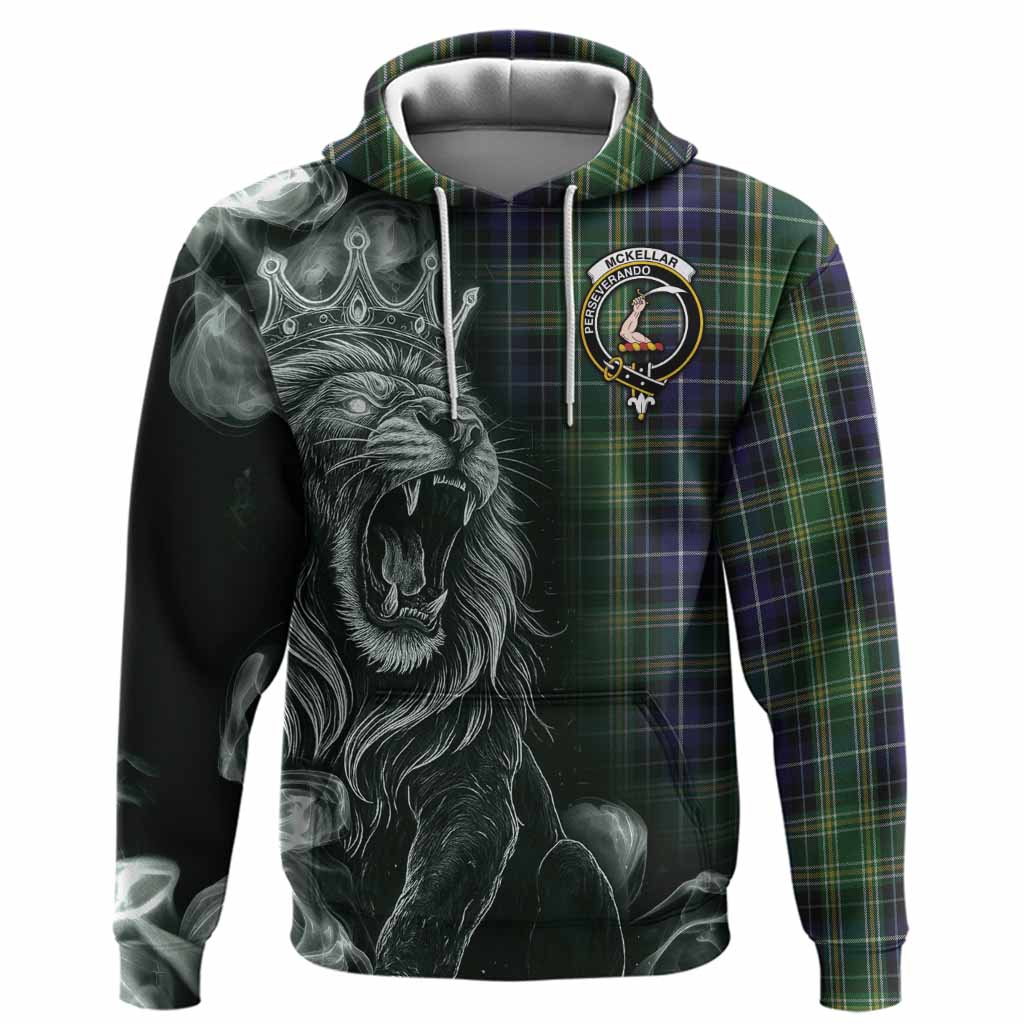 McKellar Tartan Hoodie Roaring Lion Heritage