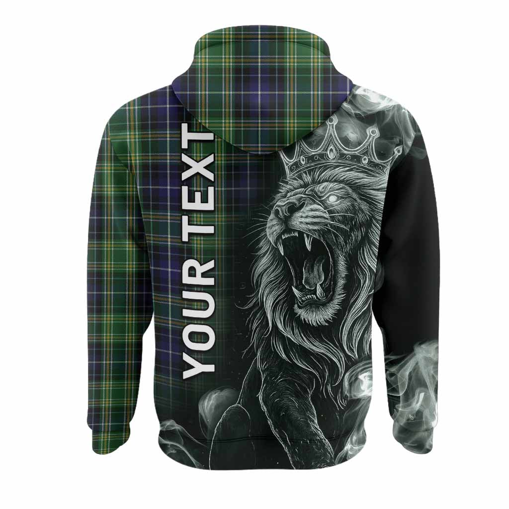 McKellar Tartan Hoodie Roaring Lion Heritage