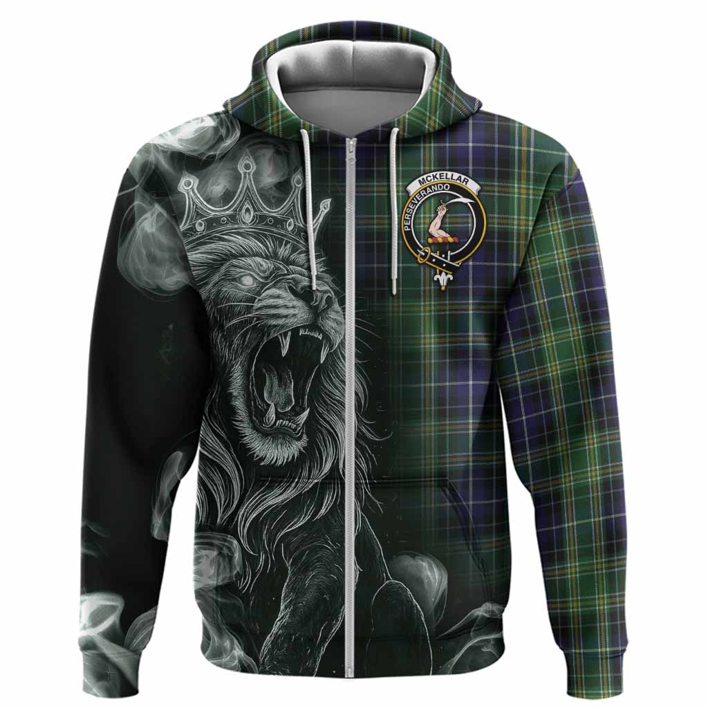 McKellar Tartan Hoodie Roaring Lion Heritage