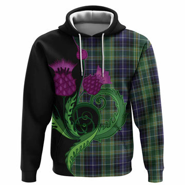 McKellar Tartan Hoodie Traditional Scottish Thistle