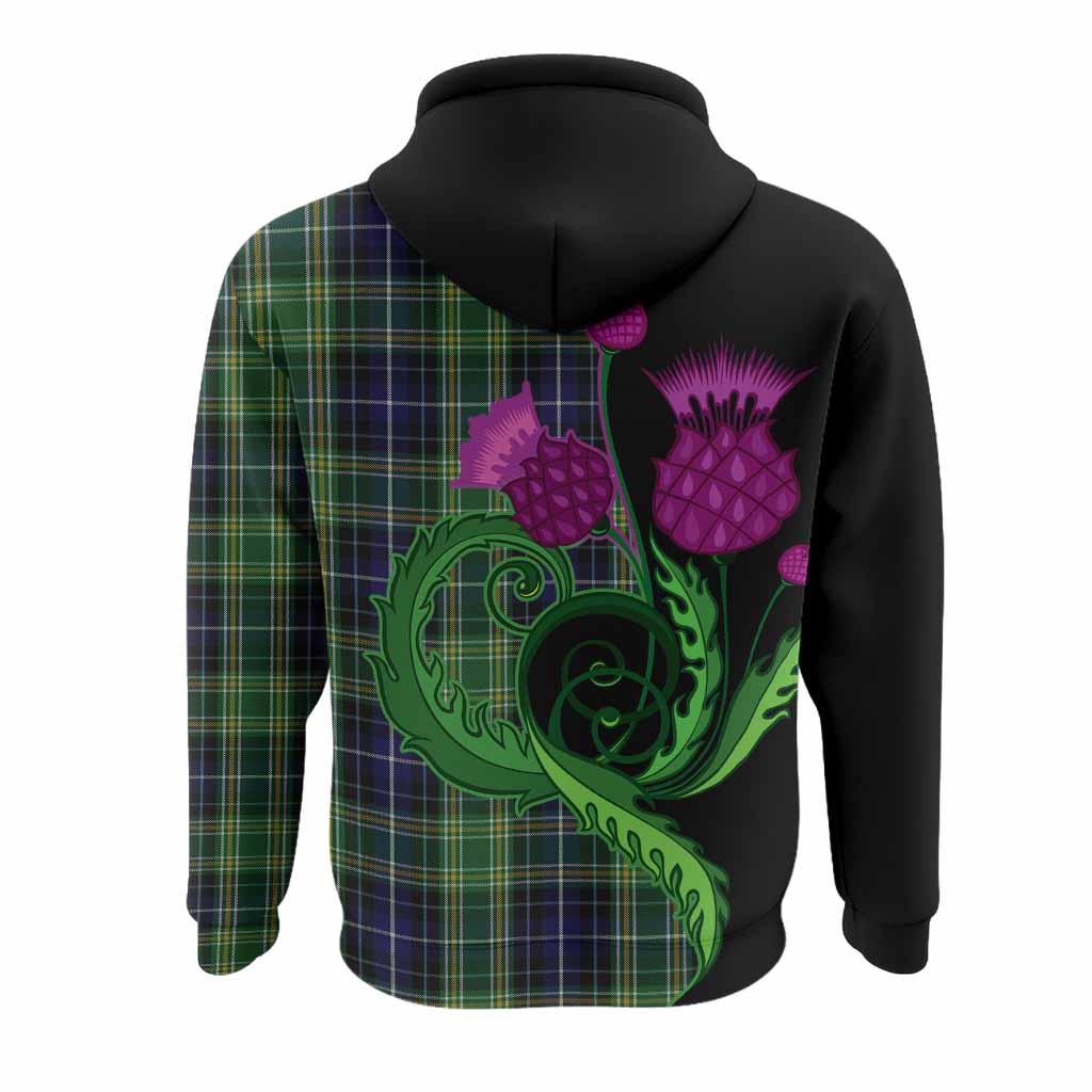 McKellar Tartan Hoodie Traditional Scottish Thistle