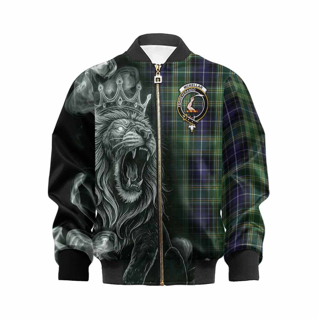 McKellar Tartan Kid Bomber Jacket Roaring Lion Heritage